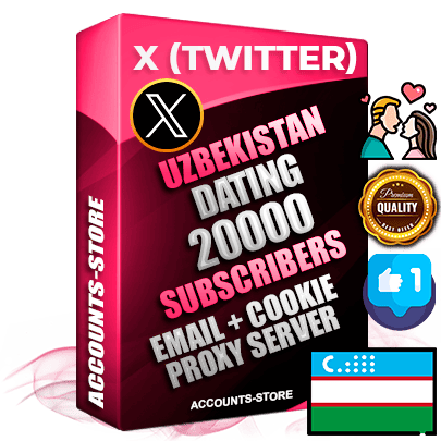 Professional Uzbek PREMIUM X (Twitter) accounts of manual registration and farming for the DATING niche with high trust history photos and tweets — fully themed and optimized for DATING advertising and promotion — 20000 niche-related live active followers 2009–2014 registration year Verified Email (Included) + Cookie JSON for secure import and login to the account + User Agent + High-quality filling (Photo Header Posts). Fully ready for targeted campaigns and ad launches from any country. Perfectly hold ads without bans. Ideal for any earning schemes affiliate promotions and marketing projects. Quality unlimited IPv4 proxy server included. Professional Uzbek PREMIUM X (Twitter) accounts of manual registration and farming for the DATING niche with high trust history photos and tweets — fully themed and optimized for DATING advertising and promotion — 20000 niche-related live active followers 2009–2014 registration year Verified Email (Included) + Cookie JSON for secure import and login to the account + User Agent + High-quality filling (Photo Header Posts). Fully ready for targeted campaigns and ad launches from any country. Perfectly hold ads without bans. Ideal for any earning schemes affiliate promotions and marketing projects. Quality unlimited IPv4 proxy server included.