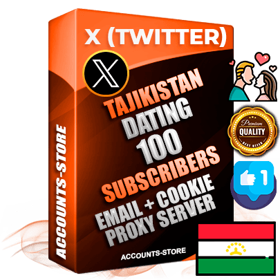 Professional Tajik PREMIUM X (Twitter) accounts of manual registration and farming for the DATING niche with high trust history photos and tweets — fully themed and optimized for DATING advertising and promotion — 100 niche-related live active followers 2009–2014 registration year Verified Email (Included) + Cookie JSON for secure import and login to the account + User Agent + High-quality filling (Photo Header Posts). Fully ready for targeted campaigns and ad launches from any country. Perfectly hold ads without bans. Ideal for any earning schemes affiliate promotions and marketing projects. Quality unlimited IPv4 proxy server included. Professional Tajik PREMIUM X (Twitter) accounts of manual registration and farming for the DATING niche with high trust history photos and tweets — fully themed and optimized for DATING advertising and promotion — 100 niche-related live active followers 2009–2014 registration year Verified Email (Included) + Cookie JSON for secure import and login to the account + User Agent + High-quality filling (Photo Header Posts). Fully ready for targeted campaigns and ad launches from any country. Perfectly hold ads without bans. Ideal for any earning schemes affiliate promotions and marketing projects. Quality unlimited IPv4 proxy server included.