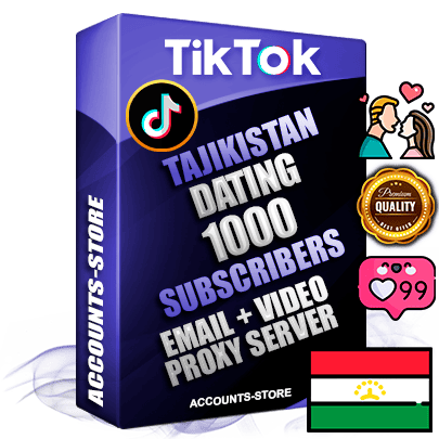 Professional Tajik PREMIUM TikTok accounts of manual registration and farming for the DATING niche with high trust history profile photos and videos — fully themed and optimized for DATING advertising and promotion — 1000 niche-related live active subscribers 2018–2022 registration years Verified Email (included) + Cookie JSON for secure import and login to the account + User Agent + high-quality content filling (profile photo banner and videos). Fully ready for targeted campaigns and ad launches from any country. Perfectly holds ads without bans. Ideal for any earning schemes affiliate promotions and marketing projects. Quality unlimited IPv4 proxy server included. Professional Tajik PREMIUM TikTok accounts of manual registration and farming for the DATING niche with high trust history profile photos and videos — fully themed and optimized for DATING advertising and promotion — 1000 niche-related live active subscribers 2018–2022 registration years Verified Email (included) + Cookie JSON for secure import and login to the account + User Agent + high-quality content filling (profile photo banner and videos). Fully ready for targeted campaigns and ad launches from any country. Perfectly holds ads without bans. Ideal for any earning schemes affiliate promotions and marketing projects. Quality unlimited IPv4 proxy server included.