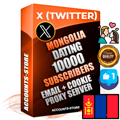 Professional Mongolian PREMIUM X (Twitter) accounts of manual registration and farming for the DATING niche with high trust history photos and tweets — fully themed and optimized for DATING advertising and promotion — 10000 niche-related live active followers 2009–2014 registration year Verified Email (Included) + Cookie JSON for secure import and login to the account + User Agent + High-quality filling (Photo Header Posts). Fully ready for targeted campaigns and ad launches from any country. Perfectly hold ads without bans. Ideal for any earning schemes affiliate promotions and marketing projects. Quality unlimited IPv4 proxy server included.