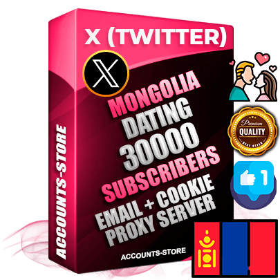 Professional Mongolian PREMIUM X (Twitter) accounts of manual registration and farming for the DATING niche with high trust history photos and tweets — fully themed and optimized for DATING advertising and promotion — 30000 niche-related live active followers 2009–2014 registration year Verified Email (Included) + Cookie JSON for secure import and login to the account + User Agent + High-quality filling (Photo Header Posts). Fully ready for targeted campaigns and ad launches from any country. Perfectly hold ads without bans. Ideal for any earning schemes affiliate promotions and marketing projects. Quality unlimited IPv4 proxy server included.