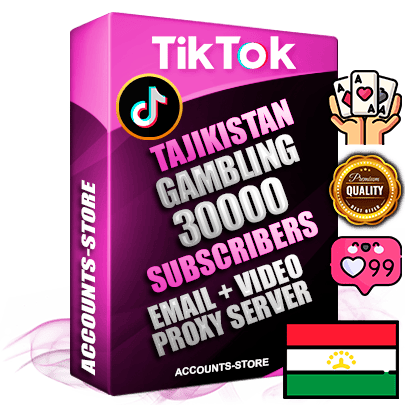 Professional Tajik PREMIUM TikTok accounts of manual registration and farming for the GAMBLING niche with high trust history profile photos and videos — fully themed and optimized for GAMBLING advertising and promotion — 30000 niche-related live active subscribers 2018–2022 registration years Verified Email (included) + Cookie JSON for secure import and login to the account + User Agent + high-quality content filling (profile photo banner and videos). Fully ready for targeted campaigns and ad launches from any country. Perfectly holds ads without bans. Ideal for any earning schemes affiliate promotions and marketing projects. Quality unlimited IPv4 proxy server included. Professional Tajik PREMIUM TikTok accounts of manual registration and farming for the GAMBLING niche with high trust history profile photos and videos — fully themed and optimized for GAMBLING advertising and promotion — 30000 niche-related live active subscribers 2018–2022 registration years Verified Email (included) + Cookie JSON for secure import and login to the account + User Agent + high-quality content filling (profile photo banner and videos). Fully ready for targeted campaigns and ad launches from any country. Perfectly holds ads without bans. Ideal for any earning schemes affiliate promotions and marketing projects. Quality unlimited IPv4 proxy server included.