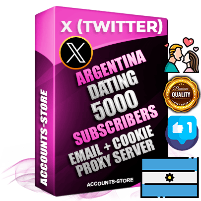 Professional Argentinian PREMIUM X (Twitter) accounts of manual registration and farming for the DATING niche with high trust history photos and tweets — fully themed and optimized for DATING advertising and promotion — 5000 niche-related live active followers 2009–2014 registration year Verified Email (Included) + Cookie JSON for secure import and login to the account + User Agent + High-quality filling (Photo Header Posts). Fully ready for targeted campaigns and ad launches from any country. Perfectly hold ads without bans. Ideal for any earning schemes affiliate promotions and marketing projects. Quality unlimited IPv4 proxy server included.