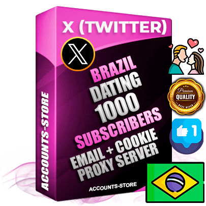 Professional Brazilian PREMIUM X (Twitter) accounts of manual registration and farming for the DATING niche with high trust history photos and tweets — fully themed and optimized for DATING advertising and promotion — 1000 niche-related live active followers 2009–2014 registration year Verified Email (Included) + Cookie JSON for secure import and login to the account + User Agent + High-quality filling (Photo Header Posts). Fully ready for targeted campaigns and ad launches from any country. Perfectly hold ads without bans. Ideal for any earning schemes affiliate promotions and marketing projects. Quality unlimited IPv4 proxy server included.