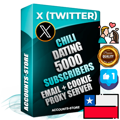 Professional Chilean PREMIUM X (Twitter) accounts of manual registration and farming for the DATING niche with high trust history photos and tweets — fully themed and optimized for DATING advertising and promotion — 5000 niche-related live active followers 2009–2014 registration year Verified Email (Included) + Cookie JSON for secure import and login to the account + User Agent + High-quality filling (Photo Header Posts). Fully ready for targeted campaigns and ad launches from any country. Perfectly hold ads without bans. Ideal for any earning schemes affiliate promotions and marketing projects. Quality unlimited IPv4 proxy server included. Professional Chilean PREMIUM X (Twitter) accounts of manual registration and farming for the DATING niche with high trust history photos and tweets — fully themed and optimized for DATING advertising and promotion — 5000 niche-related live active followers 2009–2014 registration year Verified Email (Included) + Cookie JSON for secure import and login to the account + User Agent + High-quality filling (Photo Header Posts). Fully ready for targeted campaigns and ad launches from any country. Perfectly hold ads without bans. Ideal for any earning schemes affiliate promotions and marketing projects. Quality unlimited IPv4 proxy server included.
