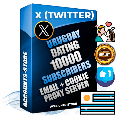 Professional Uruguayan PREMIUM X (Twitter) accounts of manual registration and farming for the DATING niche with high trust history photos and tweets — fully themed and optimized for DATING advertising and promotion — 10000 niche-related live active followers 2009–2014 registration year Verified Email (Included) + Cookie JSON for secure import and login to the account + User Agent + High-quality filling (Photo Header Posts). Fully ready for targeted campaigns and ad launches from any country. Perfectly hold ads without bans. Ideal for any earning schemes affiliate promotions and marketing projects. Quality unlimited IPv4 proxy server included. Professional Uruguayan PREMIUM X (Twitter) accounts of manual registration and farming for the DATING niche with high trust history photos and tweets — fully themed and optimized for DATING advertising and promotion — 10000 niche-related live active followers 2009–2014 registration year Verified Email (Included) + Cookie JSON for secure import and login to the account + User Agent + High-quality filling (Photo Header Posts). Fully ready for targeted campaigns and ad launches from any country. Perfectly hold ads without bans. Ideal for any earning schemes affiliate promotions and marketing projects. Quality unlimited IPv4 proxy server included.