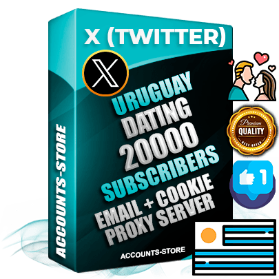 Professional Uruguayan PREMIUM X (Twitter) accounts of manual registration and farming for the DATING niche with high trust history photos and tweets — fully themed and optimized for DATING advertising and promotion — 20000 niche-related live active followers 2009–2014 registration year Verified Email (Included) + Cookie JSON for secure import and login to the account + User Agent + High-quality filling (Photo Header Posts). Fully ready for targeted campaigns and ad launches from any country. Perfectly hold ads without bans. Ideal for any earning schemes affiliate promotions and marketing projects. Quality unlimited IPv4 proxy server included. Professional Uruguayan PREMIUM X (Twitter) accounts of manual registration and farming for the DATING niche with high trust history photos and tweets — fully themed and optimized for DATING advertising and promotion — 20000 niche-related live active followers 2009–2014 registration year Verified Email (Included) + Cookie JSON for secure import and login to the account + User Agent + High-quality filling (Photo Header Posts). Fully ready for targeted campaigns and ad launches from any country. Perfectly hold ads without bans. Ideal for any earning schemes affiliate promotions and marketing projects. Quality unlimited IPv4 proxy server included.