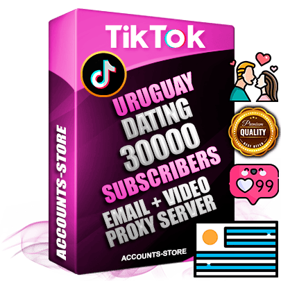 Professional Uruguayan PREMIUM TikTok accounts of manual registration and farming for the DATING niche with high trust history profile photos and videos — fully themed and optimized for DATING advertising and promotion — 30000 niche-related live active subscribers 2018–2022 registration years Verified Email (included) + Cookie JSON for secure import and login to the account + User Agent + high-quality content filling (profile photo banner and videos). Fully ready for targeted campaigns and ad launches from any country. Perfectly holds ads without bans. Ideal for any earning schemes affiliate promotions and marketing projects. Quality unlimited IPv4 proxy server included.