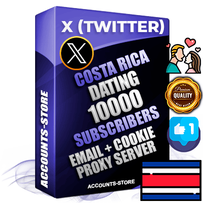 Professional Costa Rican PREMIUM X (Twitter) accounts of manual registration and farming for the DATING niche with high trust history photos and tweets — fully themed and optimized for DATING advertising and promotion — 10000 niche-related live active followers 2009–2014 registration year Verified Email (Included) + Cookie JSON for secure import and login to the account + User Agent + High-quality filling (Photo Header Posts). Fully ready for targeted campaigns and ad launches from any country. Perfectly hold ads without bans. Ideal for any earning schemes affiliate promotions and marketing projects. Quality unlimited IPv4 proxy server included. Professional Costa Rican PREMIUM X (Twitter) accounts of manual registration and farming for the DATING niche with high trust history photos and tweets — fully themed and optimized for DATING advertising and promotion — 10000 niche-related live active followers 2009–2014 registration year Verified Email (Included) + Cookie JSON for secure import and login to the account + User Agent + High-quality filling (Photo Header Posts). Fully ready for targeted campaigns and ad launches from any country. Perfectly hold ads without bans. Ideal for any earning schemes affiliate promotions and marketing projects. Quality unlimited IPv4 proxy server included.