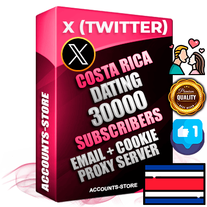 Professional Costa Rican PREMIUM X (Twitter) accounts of manual registration and farming for the DATING niche with high trust history photos and tweets — fully themed and optimized for DATING advertising and promotion — 30000 niche-related live active followers 2009–2014 registration year Verified Email (Included) + Cookie JSON for secure import and login to the account + User Agent + High-quality filling (Photo Header Posts). Fully ready for targeted campaigns and ad launches from any country. Perfectly hold ads without bans. Ideal for any earning schemes affiliate promotions and marketing projects. Quality unlimited IPv4 proxy server included. Professional Costa Rican PREMIUM X (Twitter) accounts of manual registration and farming for the DATING niche with high trust history photos and tweets — fully themed and optimized for DATING advertising and promotion — 30000 niche-related live active followers 2009–2014 registration year Verified Email (Included) + Cookie JSON for secure import and login to the account + User Agent + High-quality filling (Photo Header Posts). Fully ready for targeted campaigns and ad launches from any country. Perfectly hold ads without bans. Ideal for any earning schemes affiliate promotions and marketing projects. Quality unlimited IPv4 proxy server included.