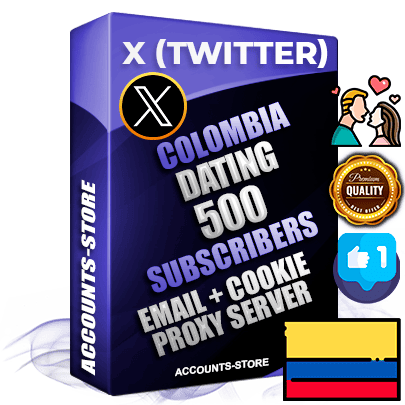Professional Colombian PREMIUM X (Twitter) accounts of manual registration and farming for the DATING niche with high trust history photos and tweets — fully themed and optimized for DATING advertising and promotion — 500 niche-related live active followers 2009–2014 registration year Verified Email (Included) + Cookie JSON for secure import and login to the account + User Agent + High-quality filling (Photo Header Posts). Fully ready for targeted campaigns and ad launches from any country. Perfectly hold ads without bans. Ideal for any earning schemes affiliate promotions and marketing projects. Quality unlimited IPv4 proxy server included. Professional Colombian PREMIUM X (Twitter) accounts of manual registration and farming for the DATING niche with high trust history photos and tweets — fully themed and optimized for DATING advertising and promotion — 500 niche-related live active followers 2009–2014 registration year Verified Email (Included) + Cookie JSON for secure import and login to the account + User Agent + High-quality filling (Photo Header Posts). Fully ready for targeted campaigns and ad launches from any country. Perfectly hold ads without bans. Ideal for any earning schemes affiliate promotions and marketing projects. Quality unlimited IPv4 proxy server included.