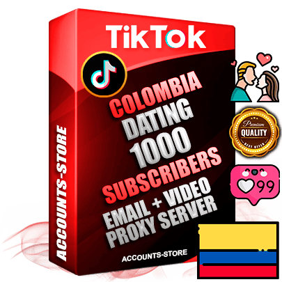 Professional Colombian PREMIUM TikTok accounts of manual registration and farming for the DATING niche with high trust history profile photos and videos — fully themed and optimized for DATING advertising and promotion — 1000 niche-related live active subscribers 2018–2022 registration years Verified Email (included) + Cookie JSON for secure import and login to the account + User Agent + high-quality content filling (profile photo banner and videos). Fully ready for targeted campaigns and ad launches from any country. Perfectly holds ads without bans. Ideal for any earning schemes affiliate promotions and marketing projects. Quality unlimited IPv4 proxy server included. Professional Colombian PREMIUM TikTok accounts of manual registration and farming for the DATING niche with high trust history profile photos and videos — fully themed and optimized for DATING advertising and promotion — 1000 niche-related live active subscribers 2018–2022 registration years Verified Email (included) + Cookie JSON for secure import and login to the account + User Agent + high-quality content filling (profile photo banner and videos). Fully ready for targeted campaigns and ad launches from any country. Perfectly holds ads without bans. Ideal for any earning schemes affiliate promotions and marketing projects. Quality unlimited IPv4 proxy server included.