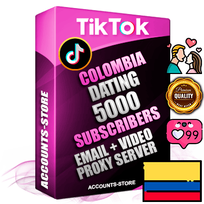 Professional Colombian PREMIUM TikTok accounts of manual registration and farming for the DATING niche with high trust history profile photos and videos — fully themed and optimized for DATING advertising and promotion — 5000 niche-related live active subscribers 2018–2022 registration years Verified Email (included) + Cookie JSON for secure import and login to the account + User Agent + high-quality content filling (profile photo banner and videos). Fully ready for targeted campaigns and ad launches from any country. Perfectly holds ads without bans. Ideal for any earning schemes affiliate promotions and marketing projects. Quality unlimited IPv4 proxy server included. Professional Colombian PREMIUM TikTok accounts of manual registration and farming for the DATING niche with high trust history profile photos and videos — fully themed and optimized for DATING advertising and promotion — 5000 niche-related live active subscribers 2018–2022 registration years Verified Email (included) + Cookie JSON for secure import and login to the account + User Agent + high-quality content filling (profile photo banner and videos). Fully ready for targeted campaigns and ad launches from any country. Perfectly holds ads without bans. Ideal for any earning schemes affiliate promotions and marketing projects. Quality unlimited IPv4 proxy server included.