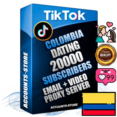 Professional Colombian PREMIUM TikTok accounts of manual registration and farming for the DATING niche with high trust history profile photos and videos — fully themed and optimized for DATING advertising and promotion — 20000 niche-related live active subscribers 2018–2022 registration years Verified Email (included) + Cookie JSON for secure import and login to the account + User Agent + high-quality content filling (profile photo banner and videos). Fully ready for targeted campaigns and ad launches from any country. Perfectly holds ads without bans. Ideal for any earning schemes affiliate promotions and marketing projects. Quality unlimited IPv4 proxy server included. Professional Colombian PREMIUM TikTok accounts of manual registration and farming for the DATING niche with high trust history profile photos and videos — fully themed and optimized for DATING advertising and promotion — 20000 niche-related live active subscribers 2018–2022 registration years Verified Email (included) + Cookie JSON for secure import and login to the account + User Agent + high-quality content filling (profile photo banner and videos). Fully ready for targeted campaigns and ad launches from any country. Perfectly holds ads without bans. Ideal for any earning schemes affiliate promotions and marketing projects. Quality unlimited IPv4 proxy server included.