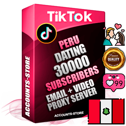 Professional Peruvian PREMIUM TikTok accounts of manual registration and farming for the DATING niche with high trust history profile photos and videos — fully themed and optimized for DATING advertising and promotion — 30000 niche-related live active subscribers 2018–2022 registration years Verified Email (included) + Cookie JSON for secure import and login to the account + User Agent + high-quality content filling (profile photo banner and videos). Fully ready for targeted campaigns and ad launches from any country. Perfectly holds ads without bans. Ideal for any earning schemes affiliate promotions and marketing projects. Quality unlimited IPv4 proxy server included. Professional Peruvian PREMIUM TikTok accounts of manual registration and farming for the DATING niche with high trust history profile photos and videos — fully themed and optimized for DATING advertising and promotion — 30000 niche-related live active subscribers 2018–2022 registration years Verified Email (included) + Cookie JSON for secure import and login to the account + User Agent + high-quality content filling (profile photo banner and videos). Fully ready for targeted campaigns and ad launches from any country. Perfectly holds ads without bans. Ideal for any earning schemes affiliate promotions and marketing projects. Quality unlimited IPv4 proxy server included.