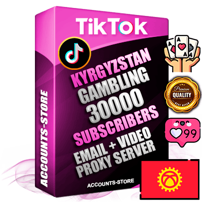 Professional Kyrgyz PREMIUM TikTok accounts of manual registration and farming for the GAMBLING niche with high trust history profile photos and videos — fully themed and optimized for GAMBLING advertising and promotion — 30000 niche-related live active subscribers 2018–2022 registration years Verified Email (included) + Cookie JSON for secure import and login to the account + User Agent + high-quality content filling (profile photo banner and videos). Fully ready for targeted campaigns and ad launches from any country. Perfectly holds ads without bans. Ideal for any earning schemes affiliate promotions and marketing projects. Quality unlimited IPv4 proxy server included.