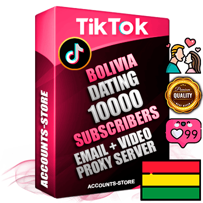 Professional Bolivian PREMIUM TikTok accounts of manual registration and farming for the DATING niche with high trust history profile photos and videos — fully themed and optimized for DATING advertising and promotion — 10000 niche-related live active subscribers 2018–2022 registration years Verified Email (included) + Cookie JSON for secure import and login to the account + User Agent + high-quality content filling (profile photo banner and videos). Fully ready for targeted campaigns and ad launches from any country. Perfectly holds ads without bans. Ideal for any earning schemes affiliate promotions and marketing projects. Quality unlimited IPv4 proxy server included.
