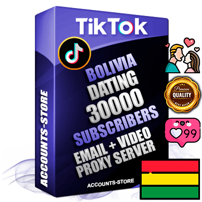 Professional Bolivian PREMIUM TikTok accounts of manual registration and farming for the DATING niche with high trust history profile photos and videos — fully themed and optimized for DATING advertising and promotion — 30000 niche-related live active subscribers 2018–2022 registration years Verified Email (included) + Cookie JSON for secure import and login to the account + User Agent + high-quality content filling (profile photo banner and videos). Fully ready for targeted campaigns and ad launches from any country. Perfectly holds ads without bans. Ideal for any earning schemes affiliate promotions and marketing projects. Quality unlimited IPv4 proxy server included.