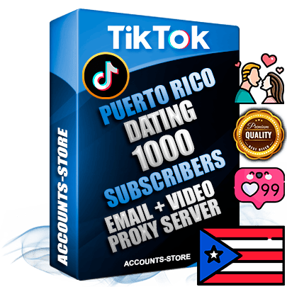 Professional Puerto Rican PREMIUM TikTok accounts of manual registration and farming for the DATING niche with high trust history profile photos and videos — fully themed and optimized for DATING advertising and promotion — 1000 niche-related live active subscribers 2018–2022 registration years Verified Email (included) + Cookie JSON for secure import and login to the account + User Agent + high-quality content filling (profile photo banner and videos). Fully ready for targeted campaigns and ad launches from any country. Perfectly holds ads without bans. Ideal for any earning schemes affiliate promotions and marketing projects. Quality unlimited IPv4 proxy server included.