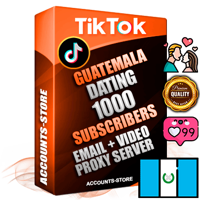 Professional Guatemalan PREMIUM TikTok accounts of manual registration and farming for the DATING niche with high trust history profile photos and videos — fully themed and optimized for DATING advertising and promotion — 1000 niche-related live active subscribers 2018–2022 registration years Verified Email (included) + Cookie JSON for secure import and login to the account + User Agent + high-quality content filling (profile photo banner and videos). Fully ready for targeted campaigns and ad launches from any country. Perfectly holds ads without bans. Ideal for any earning schemes affiliate promotions and marketing projects. Quality unlimited IPv4 proxy server included. Professional Guatemalan PREMIUM TikTok accounts of manual registration and farming for the DATING niche with high trust history profile photos and videos — fully themed and optimized for DATING advertising and promotion — 1000 niche-related live active subscribers 2018–2022 registration years Verified Email (included) + Cookie JSON for secure import and login to the account + User Agent + high-quality content filling (profile photo banner and videos). Fully ready for targeted campaigns and ad launches from any country. Perfectly holds ads without bans. Ideal for any earning schemes affiliate promotions and marketing projects. Quality unlimited IPv4 proxy server included.