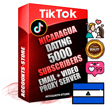 Professional Nicaraguan PREMIUM TikTok accounts of manual registration and farming for the DATING niche with high trust history profile photos and videos — fully themed and optimized for DATING advertising and promotion — 5000 niche-related live active subscribers 2018–2022 registration years Verified Email (included) + Cookie JSON for secure import and login to the account + User Agent + high-quality content filling (profile photo banner and videos). Fully ready for targeted campaigns and ad launches from any country. Perfectly holds ads without bans. Ideal for any earning schemes affiliate promotions and marketing projects. Quality unlimited IPv4 proxy server included. Professional Nicaraguan PREMIUM TikTok accounts of manual registration and farming for the DATING niche with high trust history profile photos and videos — fully themed and optimized for DATING advertising and promotion — 5000 niche-related live active subscribers 2018–2022 registration years Verified Email (included) + Cookie JSON for secure import and login to the account + User Agent + high-quality content filling (profile photo banner and videos). Fully ready for targeted campaigns and ad launches from any country. Perfectly holds ads without bans. Ideal for any earning schemes affiliate promotions and marketing projects. Quality unlimited IPv4 proxy server included.