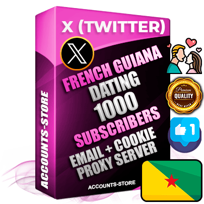 Professional Guiana PREMIUM X (Twitter) accounts of manual registration and farming for the DATING niche with high trust history photos and tweets — fully themed and optimized for DATING advertising and promotion — 1000 niche-related live active followers 2009–2014 registration year Verified Email (Included) + Cookie JSON for secure import and login to the account + User Agent + High-quality filling (Photo Header Posts). Fully ready for targeted campaigns and ad launches from any country. Perfectly hold ads without bans. Ideal for any earning schemes affiliate promotions and marketing projects. Quality unlimited IPv4 proxy server included.