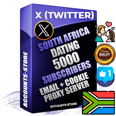 Professional South African PREMIUM X (Twitter) accounts of manual registration and farming for the DATING niche with high trust history photos and tweets — fully themed and optimized for DATING advertising and promotion — 5000 niche-related live active followers 2009–2014 registration year Verified Email (Included) + Cookie JSON for secure import and login to the account + User Agent + High-quality filling (Photo Header Posts). Fully ready for targeted campaigns and ad launches from any country. Perfectly hold ads without bans. Ideal for any earning schemes affiliate promotions and marketing projects. Quality unlimited IPv4 proxy server included.