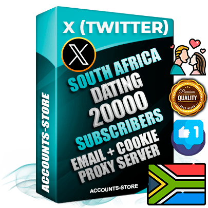 Professional South African PREMIUM X (Twitter) accounts of manual registration and farming for the DATING niche with high trust history photos and tweets — fully themed and optimized for DATING advertising and promotion — 20000 niche-related live active followers 2009–2014 registration year Verified Email (Included) + Cookie JSON for secure import and login to the account + User Agent + High-quality filling (Photo Header Posts). Fully ready for targeted campaigns and ad launches from any country. Perfectly hold ads without bans. Ideal for any earning schemes affiliate promotions and marketing projects. Quality unlimited IPv4 proxy server included.