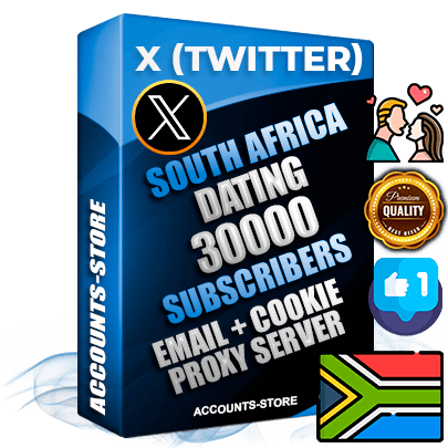 Professional South African PREMIUM X (Twitter) accounts of manual registration and farming for the DATING niche with high trust history photos and tweets — fully themed and optimized for DATING advertising and promotion — 30000 niche-related live active followers 2009–2014 registration year Verified Email (Included) + Cookie JSON for secure import and login to the account + User Agent + High-quality filling (Photo Header Posts). Fully ready for targeted campaigns and ad launches from any country. Perfectly hold ads without bans. Ideal for any earning schemes affiliate promotions and marketing projects. Quality unlimited IPv4 proxy server included.
