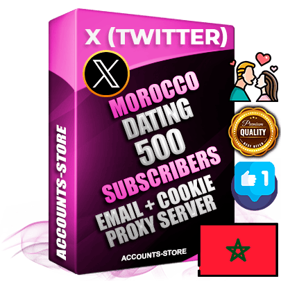 Professional Moroccan PREMIUM X (Twitter) accounts of manual registration and farming for the DATING niche with high trust history photos and tweets — fully themed and optimized for DATING advertising and promotion — 500 niche-related live active followers 2009–2014 registration year Verified Email (Included) + Cookie JSON for secure import and login to the account + User Agent + High-quality filling (Photo Header Posts). Fully ready for targeted campaigns and ad launches from any country. Perfectly hold ads without bans. Ideal for any earning schemes affiliate promotions and marketing projects. Quality unlimited IPv4 proxy server included.