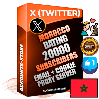 Professional Moroccan PREMIUM X (Twitter) accounts of manual registration and farming for the DATING niche with high trust history photos and tweets — fully themed and optimized for DATING advertising and promotion — 20000 niche-related live active followers 2009–2014 registration year Verified Email (Included) + Cookie JSON for secure import and login to the account + User Agent + High-quality filling (Photo Header Posts). Fully ready for targeted campaigns and ad launches from any country. Perfectly hold ads without bans. Ideal for any earning schemes affiliate promotions and marketing projects. Quality unlimited IPv4 proxy server included.