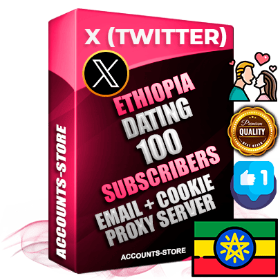 Professional Ethiopian PREMIUM X (Twitter) accounts of manual registration and farming for the DATING niche with high trust history photos and tweets — fully themed and optimized for DATING advertising and promotion — 100 niche-related live active followers 2009–2014 registration year Verified Email (Included) + Cookie JSON for secure import and login to the account + User Agent + High-quality filling (Photo Header Posts). Fully ready for targeted campaigns and ad launches from any country. Perfectly hold ads without bans. Ideal for any earning schemes affiliate promotions and marketing projects. Quality unlimited IPv4 proxy server included.