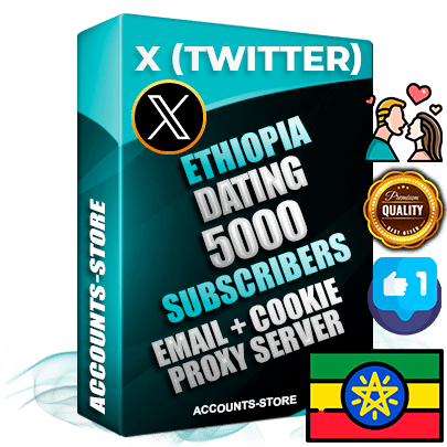Professional Ethiopian PREMIUM X (Twitter) accounts of manual registration and farming for the DATING niche with high trust history photos and tweets — fully themed and optimized for DATING advertising and promotion — 5000 niche-related live active followers 2009–2014 registration year Verified Email (Included) + Cookie JSON for secure import and login to the account + User Agent + High-quality filling (Photo Header Posts). Fully ready for targeted campaigns and ad launches from any country. Perfectly hold ads without bans. Ideal for any earning schemes affiliate promotions and marketing projects. Quality unlimited IPv4 proxy server included.