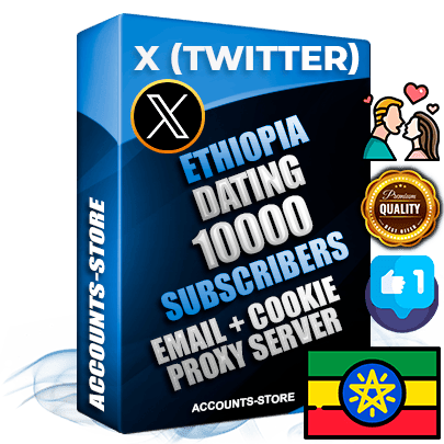 Professional Ethiopian PREMIUM X (Twitter) accounts of manual registration and farming for the DATING niche with high trust history photos and tweets — fully themed and optimized for DATING advertising and promotion — 10000 niche-related live active followers 2009–2014 registration year Verified Email (Included) + Cookie JSON for secure import and login to the account + User Agent + High-quality filling (Photo Header Posts). Fully ready for targeted campaigns and ad launches from any country. Perfectly hold ads without bans. Ideal for any earning schemes affiliate promotions and marketing projects. Quality unlimited IPv4 proxy server included.