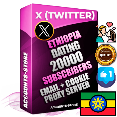 Professional Ethiopian PREMIUM X (Twitter) accounts of manual registration and farming for the DATING niche with high trust history photos and tweets — fully themed and optimized for DATING advertising and promotion — 20000 niche-related live active followers 2009–2014 registration year Verified Email (Included) + Cookie JSON for secure import and login to the account + User Agent + High-quality filling (Photo Header Posts). Fully ready for targeted campaigns and ad launches from any country. Perfectly hold ads without bans. Ideal for any earning schemes affiliate promotions and marketing projects. Quality unlimited IPv4 proxy server included.