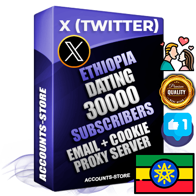 Professional Ethiopian PREMIUM X (Twitter) accounts of manual registration and farming for the DATING niche with high trust history photos and tweets — fully themed and optimized for DATING advertising and promotion — 30000 niche-related live active followers 2009–2014 registration year Verified Email (Included) + Cookie JSON for secure import and login to the account + User Agent + High-quality filling (Photo Header Posts). Fully ready for targeted campaigns and ad launches from any country. Perfectly hold ads without bans. Ideal for any earning schemes affiliate promotions and marketing projects. Quality unlimited IPv4 proxy server included.