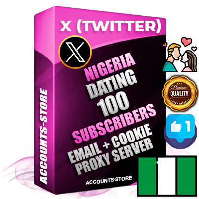 Professional Nigerian PREMIUM X (Twitter) accounts of manual registration and farming for the DATING niche with high trust history photos and tweets — fully themed and optimized for DATING advertising and promotion — 100 niche-related live active followers 2009–2014 registration year Verified Email (Included) + Cookie JSON for secure import and login to the account + User Agent + High-quality filling (Photo Header Posts). Fully ready for targeted campaigns and ad launches from any country. Perfectly hold ads without bans. Ideal for any earning schemes affiliate promotions and marketing projects. Quality unlimited IPv4 proxy server included. Professional Nigerian PREMIUM X (Twitter) accounts of manual registration and farming for the DATING niche with high trust history photos and tweets — fully themed and optimized for DATING advertising and promotion — 100 niche-related live active followers 2009–2014 registration year Verified Email (Included) + Cookie JSON for secure import and login to the account + User Agent + High-quality filling (Photo Header Posts). Fully ready for targeted campaigns and ad launches from any country. Perfectly hold ads without bans. Ideal for any earning schemes affiliate promotions and marketing projects. Quality unlimited IPv4 proxy server included.