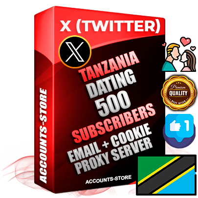 Professional Tanzanian PREMIUM X (Twitter) accounts of manual registration and farming for the DATING niche with high trust history photos and tweets — fully themed and optimized for DATING advertising and promotion — 500 niche-related live active followers 2009–2014 registration year Verified Email (Included) + Cookie JSON for secure import and login to the account + User Agent + High-quality filling (Photo Header Posts). Fully ready for targeted campaigns and ad launches from any country. Perfectly hold ads without bans. Ideal for any earning schemes affiliate promotions and marketing projects. Quality unlimited IPv4 proxy server included. Professional Tanzanian PREMIUM X (Twitter) accounts of manual registration and farming for the DATING niche with high trust history photos and tweets — fully themed and optimized for DATING advertising and promotion — 500 niche-related live active followers 2009–2014 registration year Verified Email (Included) + Cookie JSON for secure import and login to the account + User Agent + High-quality filling (Photo Header Posts). Fully ready for targeted campaigns and ad launches from any country. Perfectly hold ads without bans. Ideal for any earning schemes affiliate promotions and marketing projects. Quality unlimited IPv4 proxy server included.