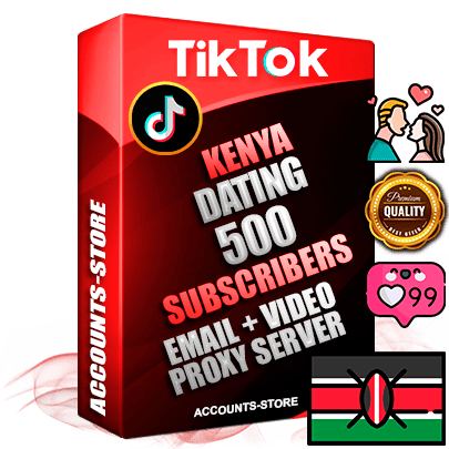 Professional Kenyan PREMIUM TikTok accounts of manual registration and farming for the DATING niche with high trust history profile photos and videos — fully themed and optimized for DATING advertising and promotion — 500 niche-related live active subscribers 2018–2022 registration years Verified Email (included) + Cookie JSON for secure import and login to the account + User Agent + high-quality content filling (profile photo banner and videos). Fully ready for targeted campaigns and ad launches from any country. Perfectly holds ads without bans. Ideal for any earning schemes affiliate promotions and marketing projects. Quality unlimited IPv4 proxy server included. Professional Kenyan PREMIUM TikTok accounts of manual registration and farming for the DATING niche with high trust history profile photos and videos — fully themed and optimized for DATING advertising and promotion — 500 niche-related live active subscribers 2018–2022 registration years Verified Email (included) + Cookie JSON for secure import and login to the account + User Agent + high-quality content filling (profile photo banner and videos). Fully ready for targeted campaigns and ad launches from any country. Perfectly holds ads without bans. Ideal for any earning schemes affiliate promotions and marketing projects. Quality unlimited IPv4 proxy server included.