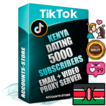 Professional Kenyan PREMIUM TikTok accounts of manual registration and farming for the DATING niche with high trust history profile photos and videos — fully themed and optimized for DATING advertising and promotion — 5000 niche-related live active subscribers 2018–2022 registration years Verified Email (included) + Cookie JSON for secure import and login to the account + User Agent + high-quality content filling (profile photo banner and videos). Fully ready for targeted campaigns and ad launches from any country. Perfectly holds ads without bans. Ideal for any earning schemes affiliate promotions and marketing projects. Quality unlimited IPv4 proxy server included. Professional Kenyan PREMIUM TikTok accounts of manual registration and farming for the DATING niche with high trust history profile photos and videos — fully themed and optimized for DATING advertising and promotion — 5000 niche-related live active subscribers 2018–2022 registration years Verified Email (included) + Cookie JSON for secure import and login to the account + User Agent + high-quality content filling (profile photo banner and videos). Fully ready for targeted campaigns and ad launches from any country. Perfectly holds ads without bans. Ideal for any earning schemes affiliate promotions and marketing projects. Quality unlimited IPv4 proxy server included.