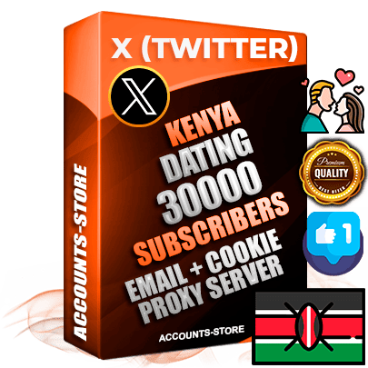 Professional Kenyan PREMIUM X (Twitter) accounts of manual registration and farming for the DATING niche with high trust history photos and tweets — fully themed and optimized for DATING advertising and promotion — 30000 niche-related live active followers 2009–2014 registration year Verified Email (Included) + Cookie JSON for secure import and login to the account + User Agent + High-quality filling (Photo Header Posts). Fully ready for targeted campaigns and ad launches from any country. Perfectly hold ads without bans. Ideal for any earning schemes affiliate promotions and marketing projects. Quality unlimited IPv4 proxy server included. Professional Kenyan PREMIUM X (Twitter) accounts of manual registration and farming for the DATING niche with high trust history photos and tweets — fully themed and optimized for DATING advertising and promotion — 30000 niche-related live active followers 2009–2014 registration year Verified Email (Included) + Cookie JSON for secure import and login to the account + User Agent + High-quality filling (Photo Header Posts). Fully ready for targeted campaigns and ad launches from any country. Perfectly hold ads without bans. Ideal for any earning schemes affiliate promotions and marketing projects. Quality unlimited IPv4 proxy server included.