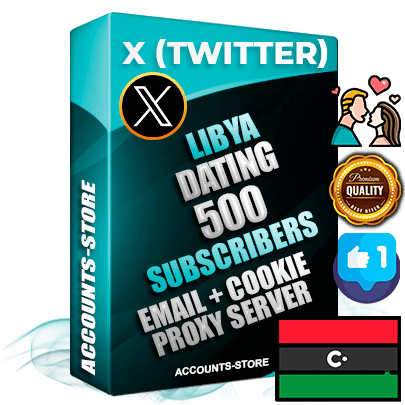 Professional Libyan PREMIUM X (Twitter) accounts of manual registration and farming for the DATING niche with high trust history photos and tweets — fully themed and optimized for DATING advertising and promotion — 500 niche-related live active followers 2009–2014 registration year Verified Email (Included) + Cookie JSON for secure import and login to the account + User Agent + High-quality filling (Photo Header Posts). Fully ready for targeted campaigns and ad launches from any country. Perfectly hold ads without bans. Ideal for any earning schemes affiliate promotions and marketing projects. Quality unlimited IPv4 proxy server included.