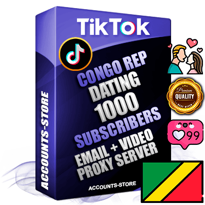 Professional Congo Rep PREMIUM TikTok accounts of manual registration and farming for the DATING niche with high trust history profile photos and videos — fully themed and optimized for DATING advertising and promotion — 1000 niche-related live active subscribers 2018–2022 registration years Verified Email (included) + Cookie JSON for secure import and login to the account + User Agent + high-quality content filling (profile photo banner and videos). Fully ready for targeted campaigns and ad launches from any country. Perfectly holds ads without bans. Ideal for any earning schemes affiliate promotions and marketing projects. Quality unlimited IPv4 proxy server included. Professional Congo Rep PREMIUM TikTok accounts of manual registration and farming for the DATING niche with high trust history profile photos and videos — fully themed and optimized for DATING advertising and promotion — 1000 niche-related live active subscribers 2018–2022 registration years Verified Email (included) + Cookie JSON for secure import and login to the account + User Agent + high-quality content filling (profile photo banner and videos). Fully ready for targeted campaigns and ad launches from any country. Perfectly holds ads without bans. Ideal for any earning schemes affiliate promotions and marketing projects. Quality unlimited IPv4 proxy server included.