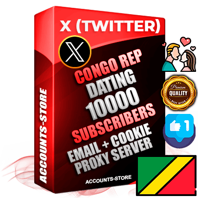 Professional Congo Rep PREMIUM X (Twitter) accounts of manual registration and farming for the DATING niche with high trust history photos and tweets — fully themed and optimized for DATING advertising and promotion — 10000 niche-related live active followers 2009–2014 registration year Verified Email (Included) + Cookie JSON for secure import and login to the account + User Agent + High-quality filling (Photo Header Posts). Fully ready for targeted campaigns and ad launches from any country. Perfectly hold ads without bans. Ideal for any earning schemes affiliate promotions and marketing projects. Quality unlimited IPv4 proxy server included.