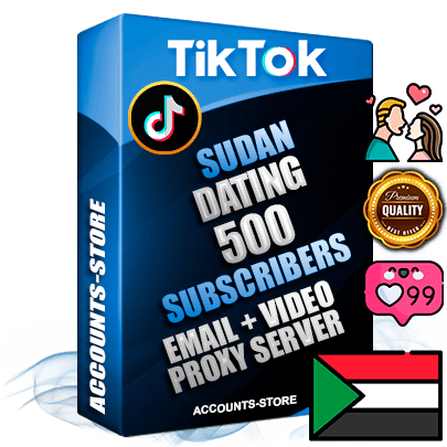 Professional Sudanese PREMIUM TikTok accounts of manual registration and farming for the DATING niche with high trust history profile photos and videos — fully themed and optimized for DATING advertising and promotion — 500 niche-related live active subscribers 2018–2022 registration years Verified Email (included) + Cookie JSON for secure import and login to the account + User Agent + high-quality content filling (profile photo banner and videos). Fully ready for targeted campaigns and ad launches from any country. Perfectly holds ads without bans. Ideal for any earning schemes affiliate promotions and marketing projects. Quality unlimited IPv4 proxy server included. Professional Sudanese PREMIUM TikTok accounts of manual registration and farming for the DATING niche with high trust history profile photos and videos — fully themed and optimized for DATING advertising and promotion — 500 niche-related live active subscribers 2018–2022 registration years Verified Email (included) + Cookie JSON for secure import and login to the account + User Agent + high-quality content filling (profile photo banner and videos). Fully ready for targeted campaigns and ad launches from any country. Perfectly holds ads without bans. Ideal for any earning schemes affiliate promotions and marketing projects. Quality unlimited IPv4 proxy server included.