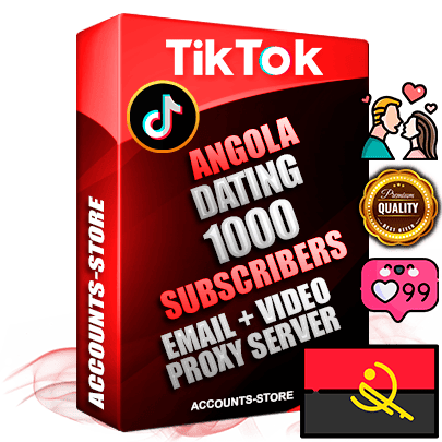 Professional Angolan PREMIUM TikTok accounts of manual registration and farming for the DATING niche with high trust history profile photos and videos — fully themed and optimized for DATING advertising and promotion — 1000 niche-related live active subscribers 2018–2022 registration years Verified Email (included) + Cookie JSON for secure import and login to the account + User Agent + high-quality content filling (profile photo banner and videos). Fully ready for targeted campaigns and ad launches from any country. Perfectly holds ads without bans. Ideal for any earning schemes affiliate promotions and marketing projects. Quality unlimited IPv4 proxy server included. Professional Angolan PREMIUM TikTok accounts of manual registration and farming for the DATING niche with high trust history profile photos and videos — fully themed and optimized for DATING advertising and promotion — 1000 niche-related live active subscribers 2018–2022 registration years Verified Email (included) + Cookie JSON for secure import and login to the account + User Agent + high-quality content filling (profile photo banner and videos). Fully ready for targeted campaigns and ad launches from any country. Perfectly holds ads without bans. Ideal for any earning schemes affiliate promotions and marketing projects. Quality unlimited IPv4 proxy server included.