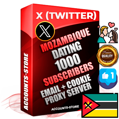 Professional Mozambican PREMIUM X (Twitter) accounts of manual registration and farming for the DATING niche with high trust history photos and tweets — fully themed and optimized for DATING advertising and promotion — 1000 niche-related live active followers 2009–2014 registration year Verified Email (Included) + Cookie JSON for secure import and login to the account + User Agent + High-quality filling (Photo Header Posts). Fully ready for targeted campaigns and ad launches from any country. Perfectly hold ads without bans. Ideal for any earning schemes affiliate promotions and marketing projects. Quality unlimited IPv4 proxy server included. Professional Mozambican PREMIUM X (Twitter) accounts of manual registration and farming for the DATING niche with high trust history photos and tweets — fully themed and optimized for DATING advertising and promotion — 1000 niche-related live active followers 2009–2014 registration year Verified Email (Included) + Cookie JSON for secure import and login to the account + User Agent + High-quality filling (Photo Header Posts). Fully ready for targeted campaigns and ad launches from any country. Perfectly hold ads without bans. Ideal for any earning schemes affiliate promotions and marketing projects. Quality unlimited IPv4 proxy server included.