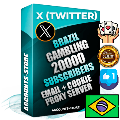 Professional Brazilian PREMIUM X (Twitter) accounts of manual registration and farming for the GAMBLING niche with high trust history photos and tweets — fully themed and optimized for GAMBLING advertising and promotion — 20000 niche-related live active followers 2009–2014 registration year Verified Email (Included) + Cookie JSON for secure import and login to the account + User Agent + High-quality filling (Photo Header Posts). Fully ready for targeted campaigns and ad launches from any country. Perfectly hold ads without bans. Ideal for any earning schemes affiliate promotions and marketing projects. Quality unlimited IPv4 proxy server included.