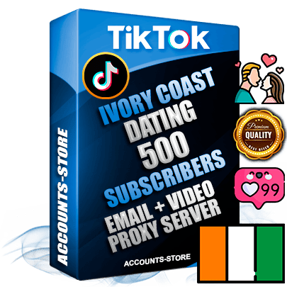 Professional Ivorian PREMIUM TikTok accounts of manual registration and farming for the DATING niche with high trust history profile photos and videos — fully themed and optimized for DATING advertising and promotion — 500 niche-related live active subscribers 2018–2022 registration years Verified Email (included) + Cookie JSON for secure import and login to the account + User Agent + high-quality content filling (profile photo banner and videos). Fully ready for targeted campaigns and ad launches from any country. Perfectly holds ads without bans. Ideal for any earning schemes affiliate promotions and marketing projects. Quality unlimited IPv4 proxy server included.