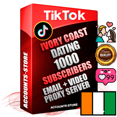 Professional Ivorian PREMIUM TikTok accounts of manual registration and farming for the DATING niche with high trust history profile photos and videos — fully themed and optimized for DATING advertising and promotion — 1000 niche-related live active subscribers 2018–2022 registration years Verified Email (included) + Cookie JSON for secure import and login to the account + User Agent + high-quality content filling (profile photo banner and videos). Fully ready for targeted campaigns and ad launches from any country. Perfectly holds ads without bans. Ideal for any earning schemes affiliate promotions and marketing projects. Quality unlimited IPv4 proxy server included.